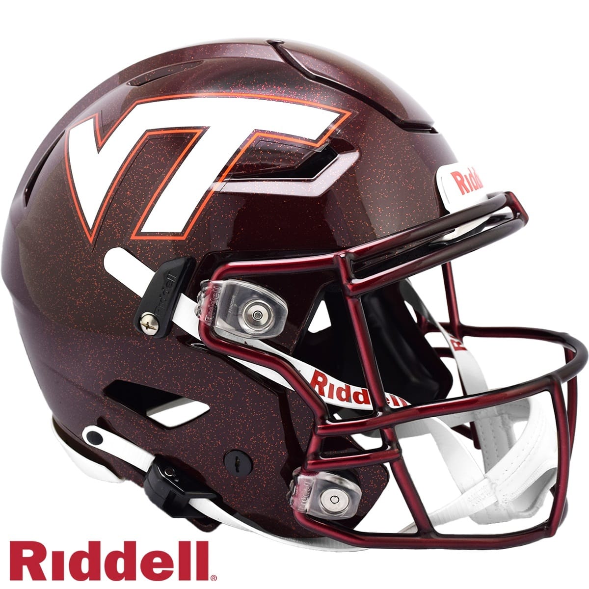 Virginia Tech Hokies Helmet Riddell Authentic Full Size SpeedFlex Style Maroon – Special Order