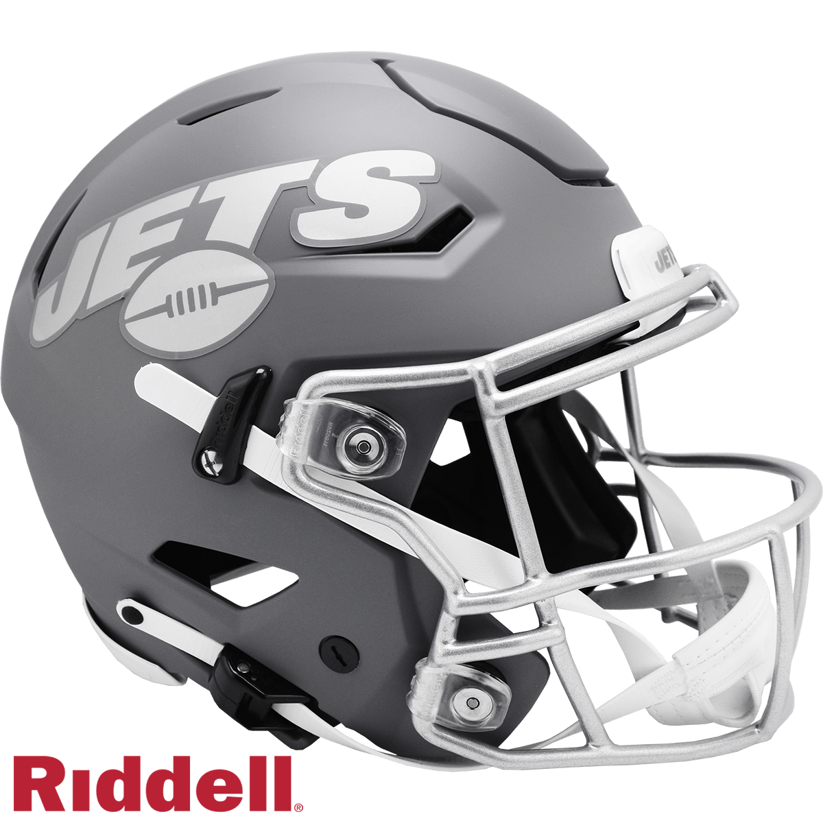 New York Jets Helmet Riddell Authentic Full Size SpeedFlex Style Slate Alternate New York Jets Helmet Riddell Authentic Full Size SpeedFlex Style Slate Alternate