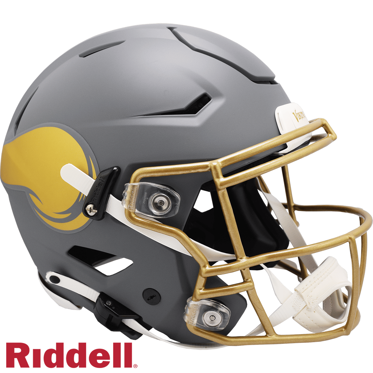 Minnesota Vikings Helmet Riddell Authentic Full Size SpeedFlex Style Slate Alternate
