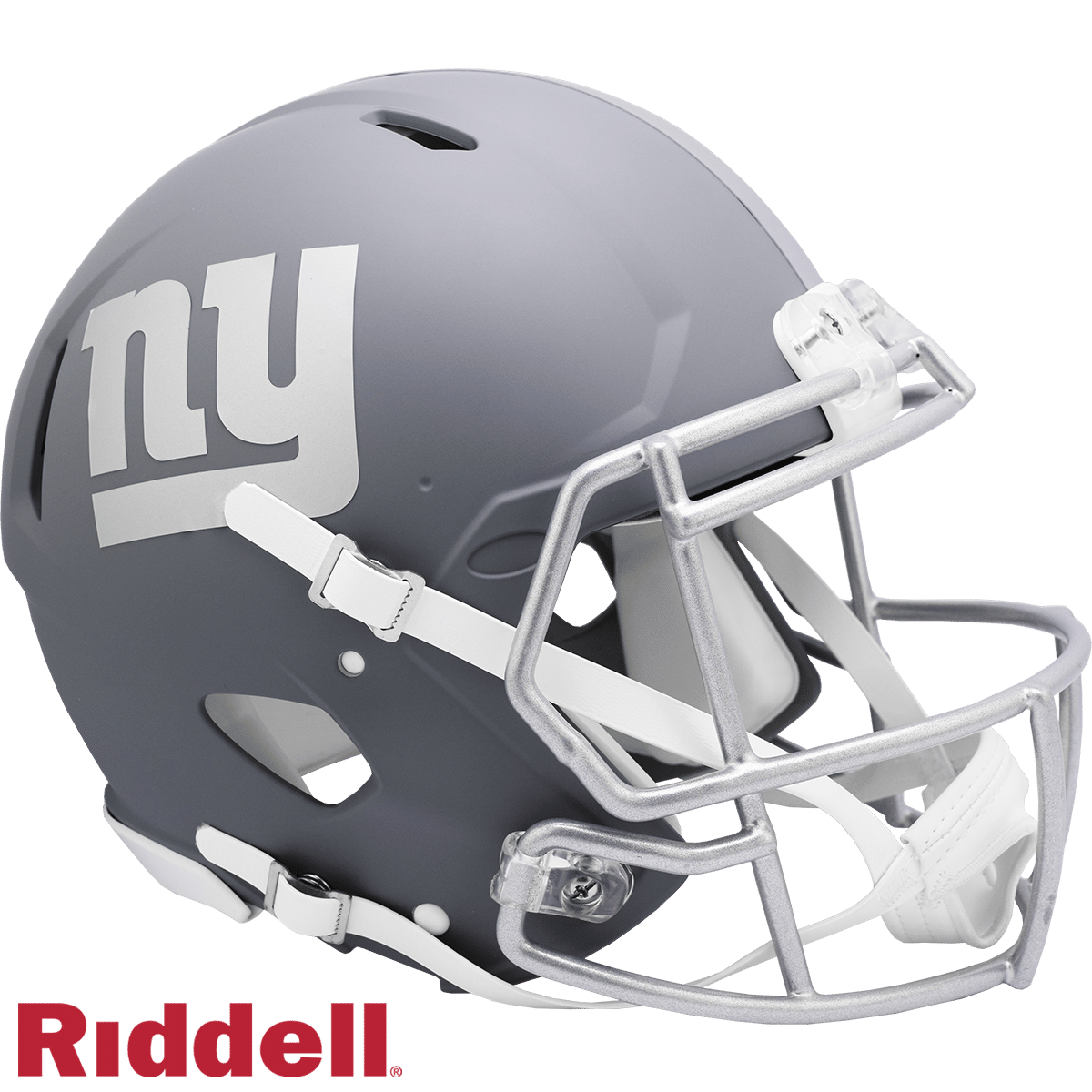 New York Giants Helmet Riddell Authentic Full Size Speed Style Slate Alternate