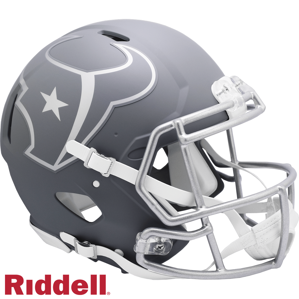 Houston Texans Helmet Riddell Authentic Full Size Speed Style Slate Alternate