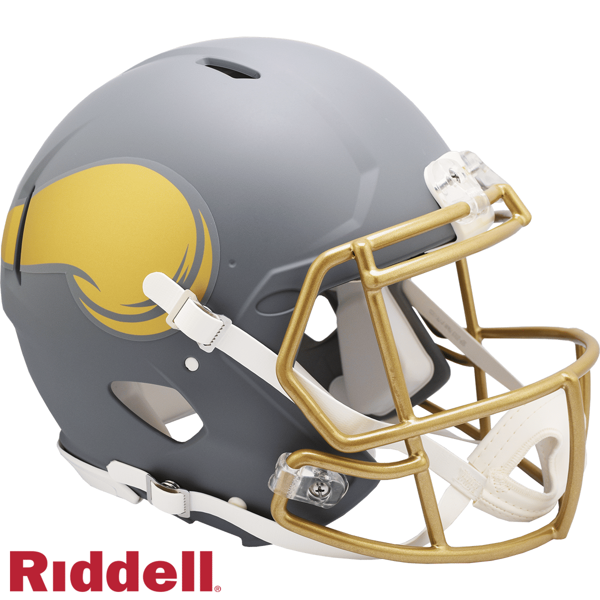 Minnesota Vikings Helmet Riddell Authentic Full Size Speed Style Slate Alternate