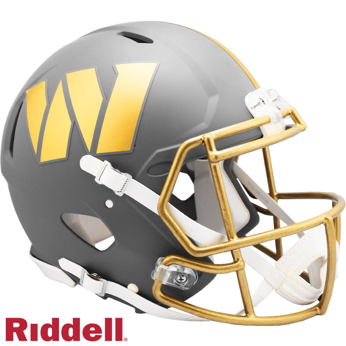 Washington Commanders Helmet Riddell Authentic Full Size Speed Style Slate Alternate