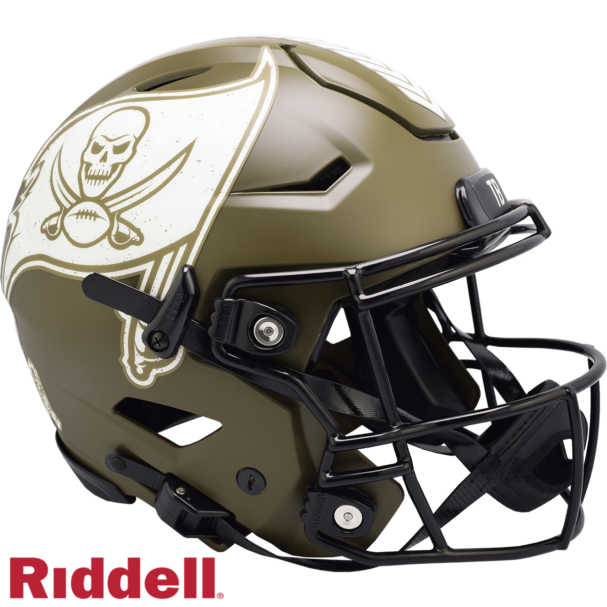 Tampa Bay Buccaneers Helmet Riddell Authentic Full Size SpeedFlex Style Salute To Service 2022
