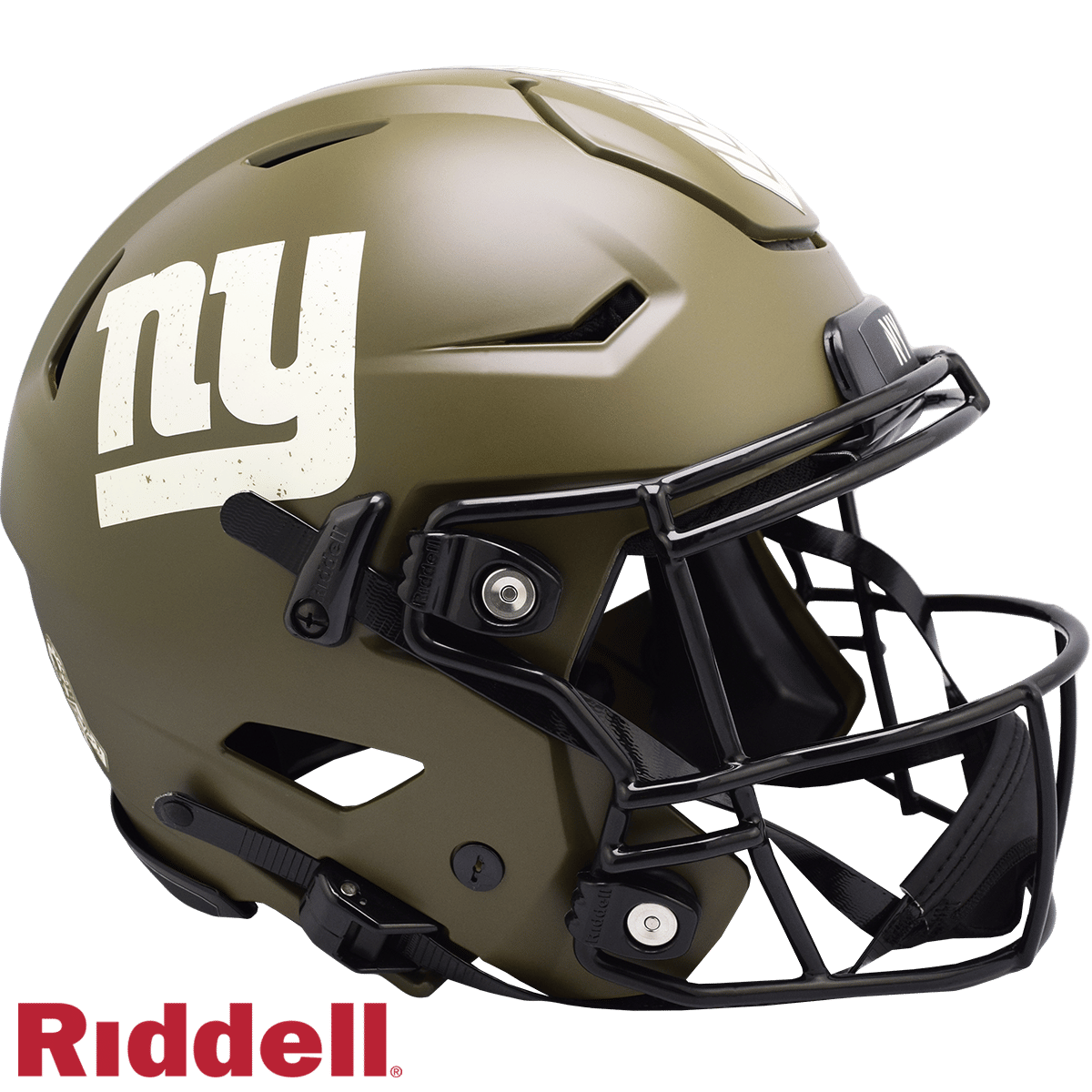 New York Giants Helmet Riddell Authentic Full Size SpeedFlex Style Salute To Service 2022