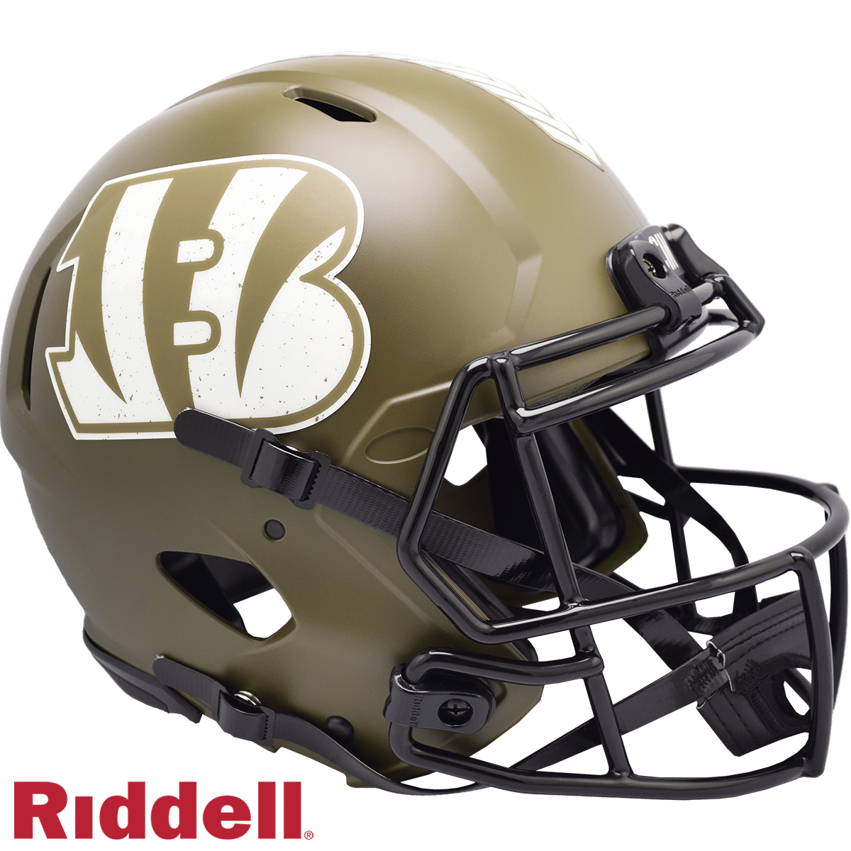 Cincinnati Bengals Helmet Riddell Authentic Full Size Speed Style Salute To Service 2022