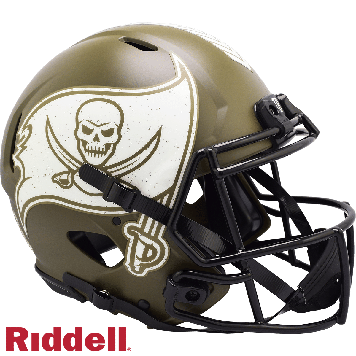 Tampa Bay Buccaneers Helmet Riddell Authentic Full Size Speed Style Salute To Service 2022