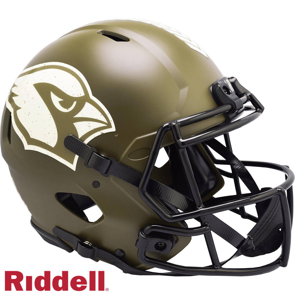 Arizona Cardinals Helmet Riddell Authentic Full Size Speed Style Salute To Service 2022
