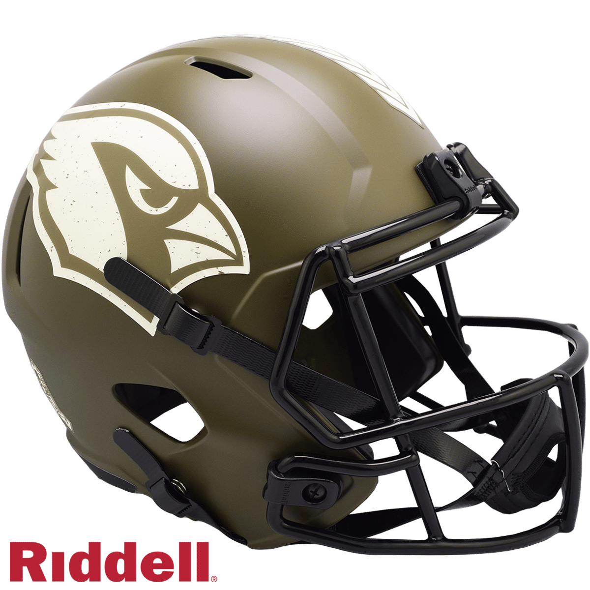Arizona Cardinals Helmet Riddell Replica Full Size Speed Style Salute To Service 2022