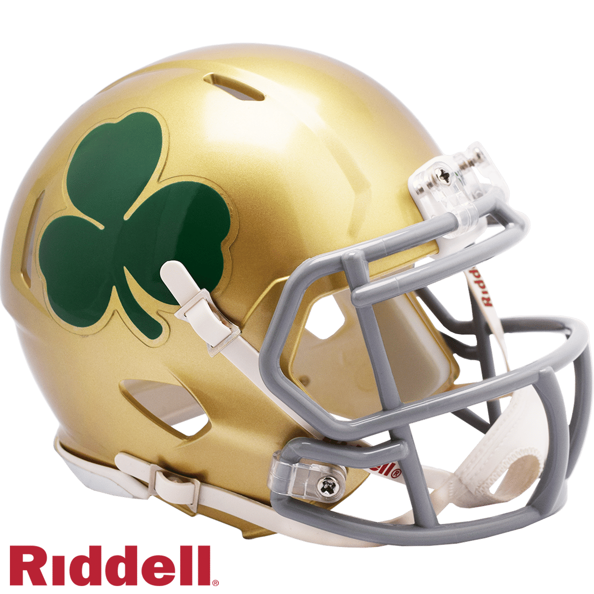 Notre Dame Fighting Irish Helmet Riddell Replica Mini Speed Style Shamrock