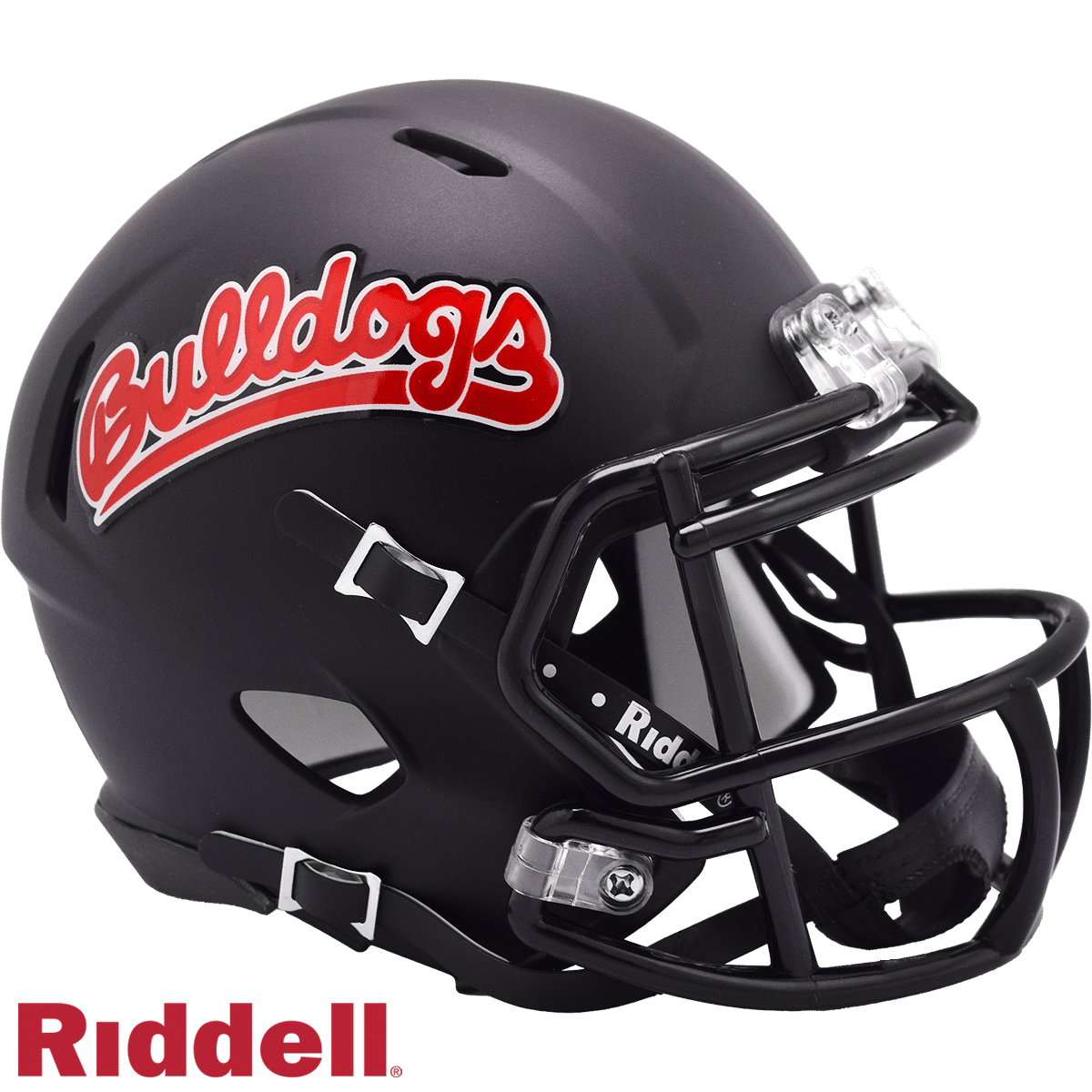 Fresno State Bulldogs Helmet Riddell Replica Mini Speed Style Matte Black
