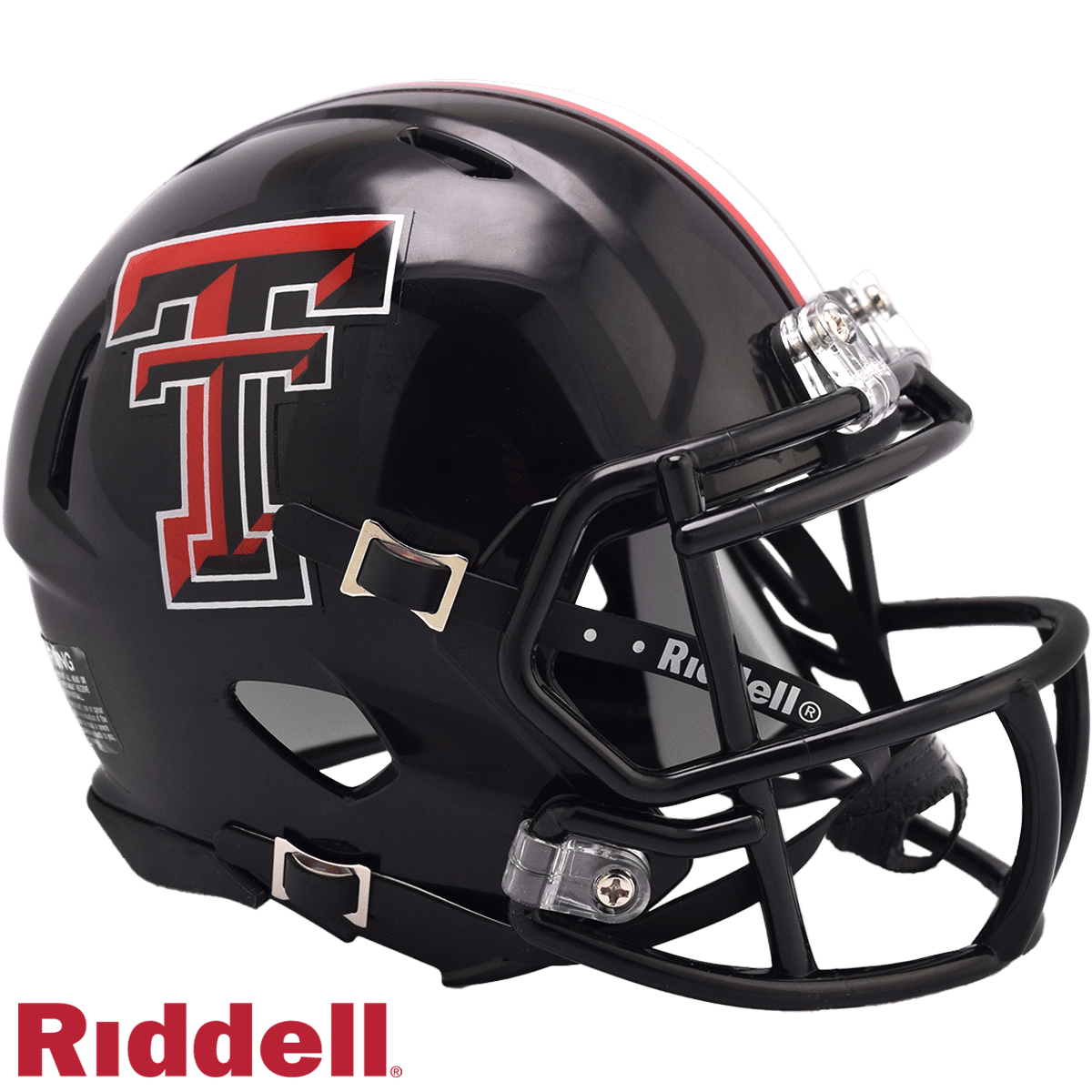 Texas Tech Red Raiders Helmet Riddell Replica Mini Speed Style Black