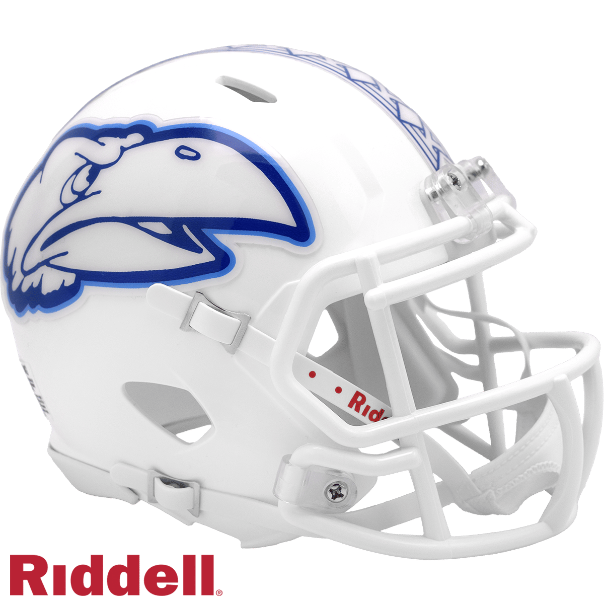 Kansas Jayhawks Helmet Riddell Replica Mini Speed Style White