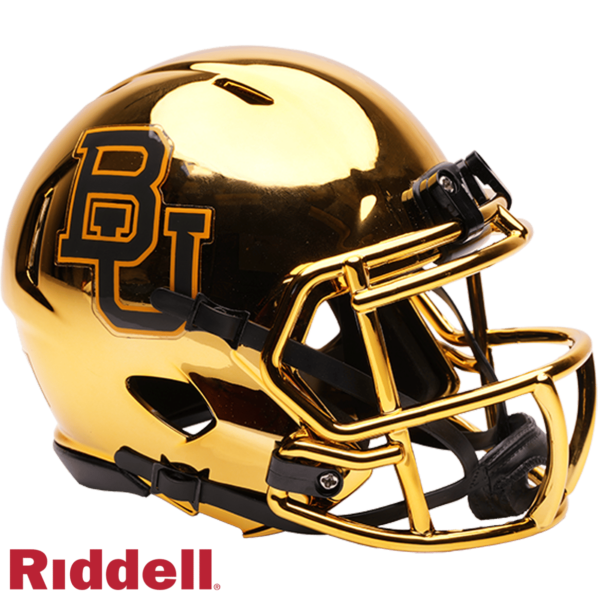 Baylor Bears Helmet Riddell Replica Mini Speed Style Chrome