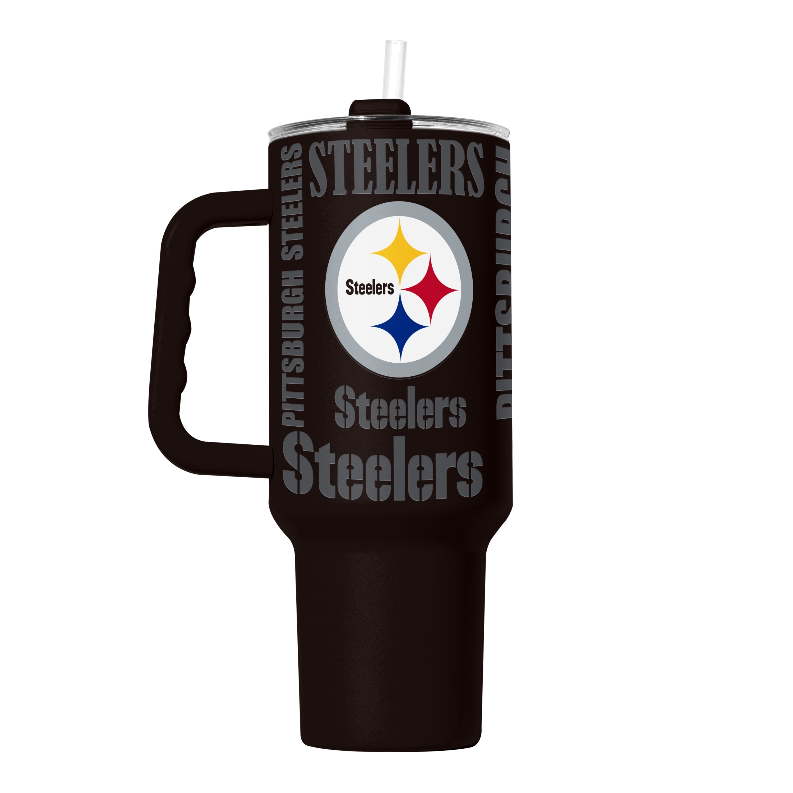 Pittsburgh Steelers Tumbler 40oz Powder Coat Replay
