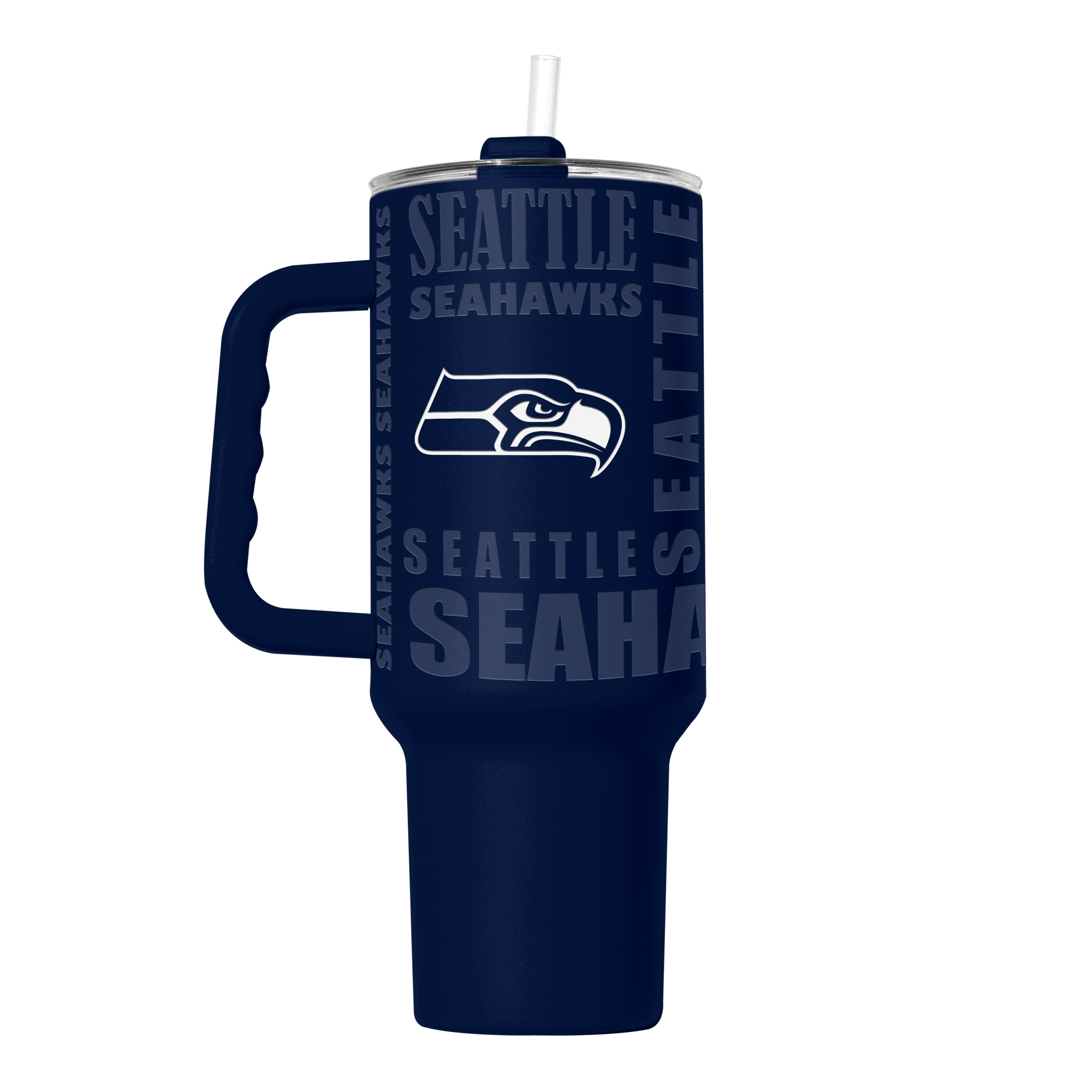 Seattle Seahawks Tumbler 40oz Powder Coat Replay