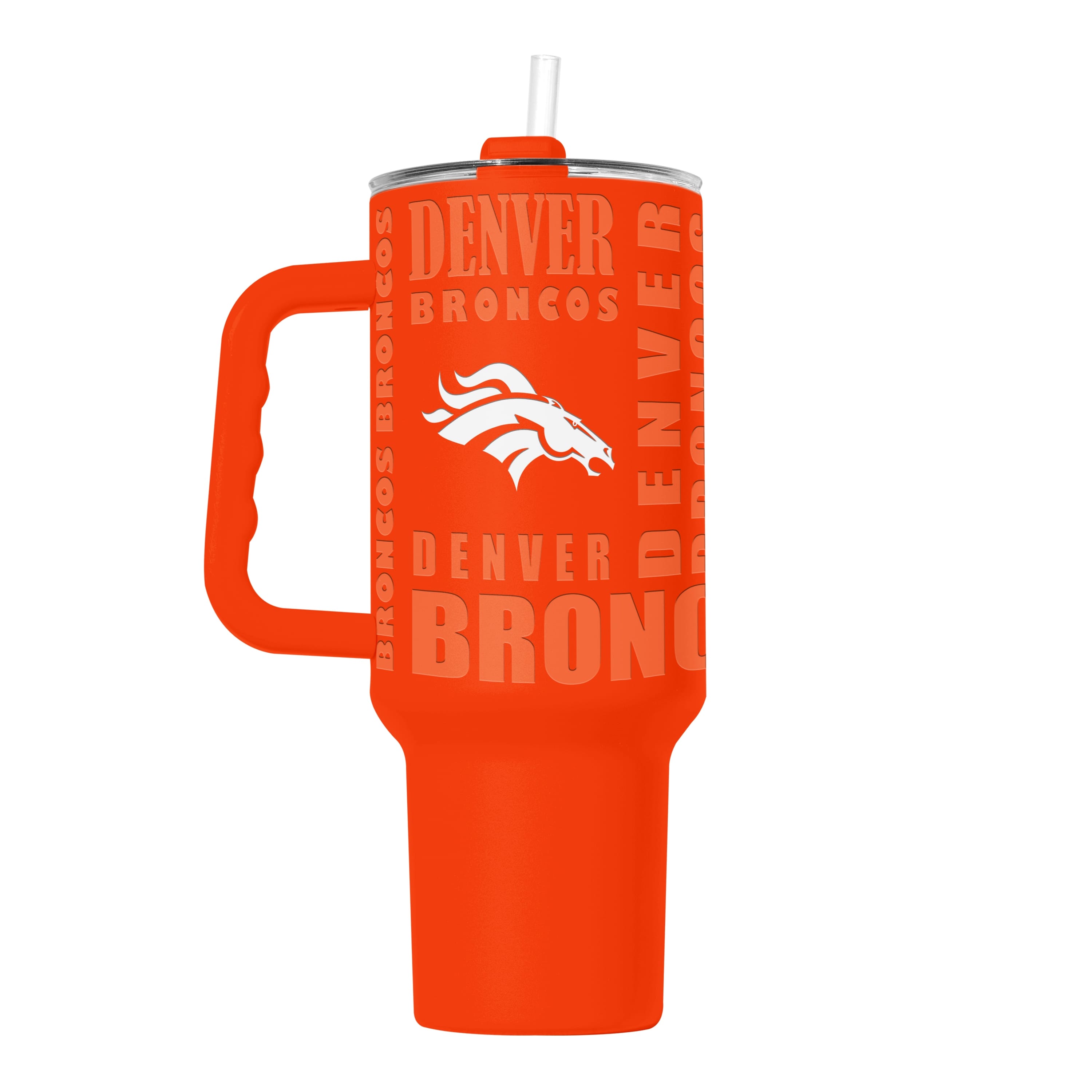 Denver Broncos Tumbler 40oz Powder Coat Replay