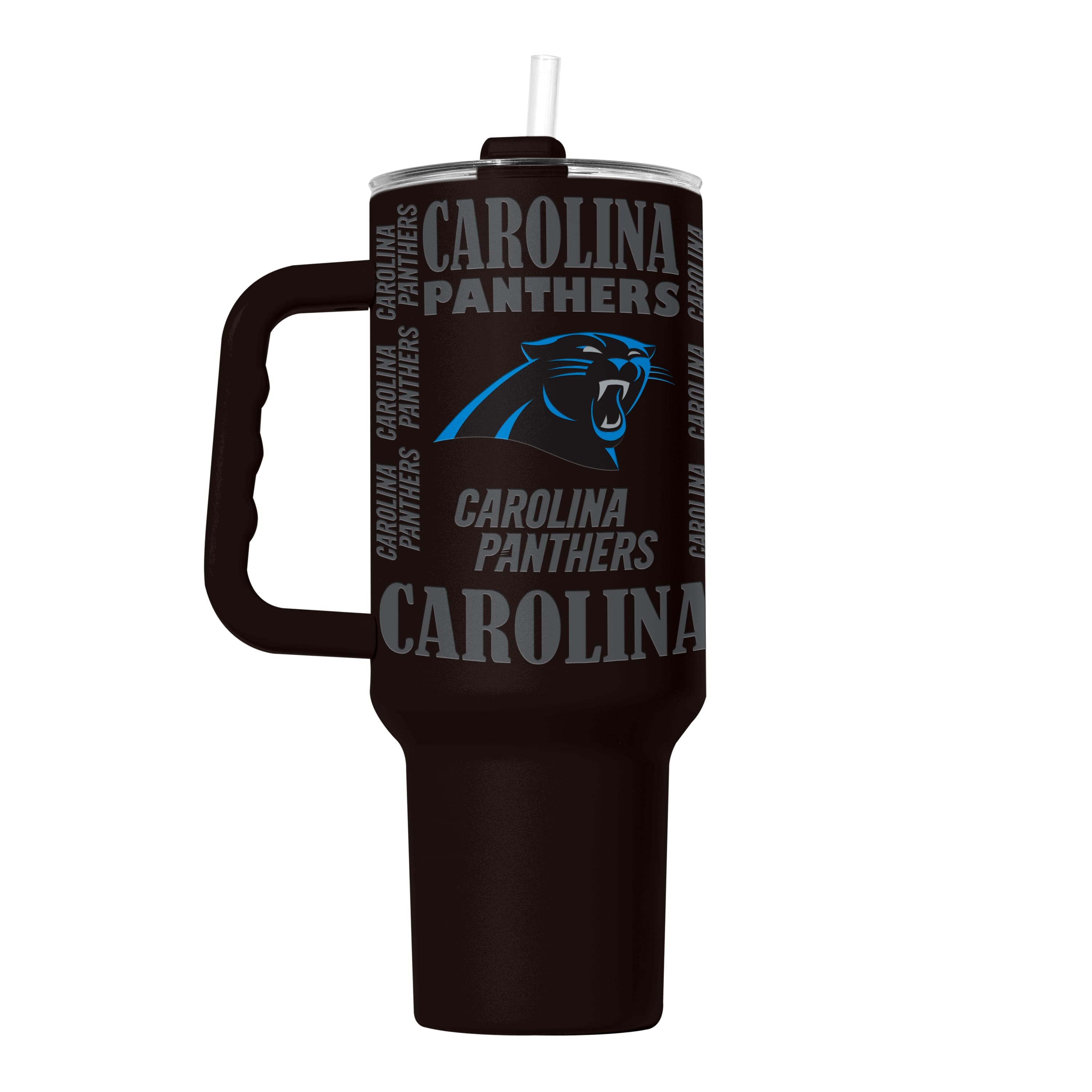 Carolina Panthers Tumbler 40oz Powder Coat Replay