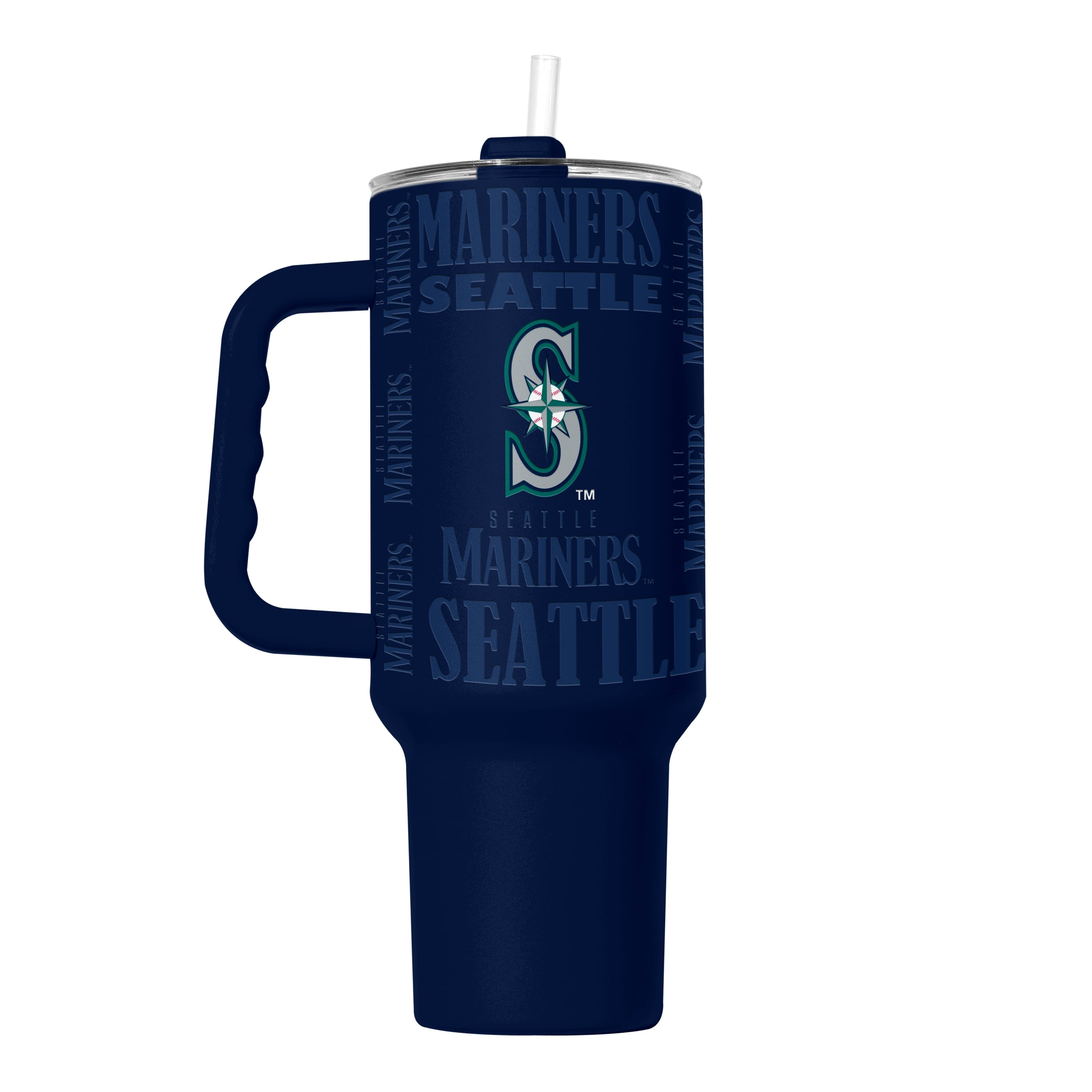Seattle Mariners Tumbler 40oz Powder Coat Replay