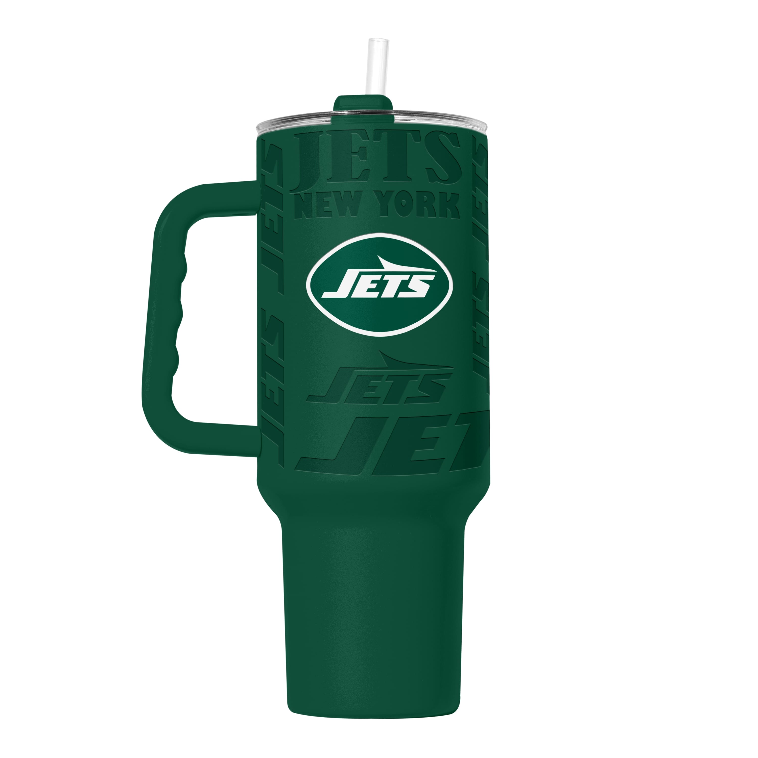 New York Jets Tumbler 40oz Powder Coat Replay