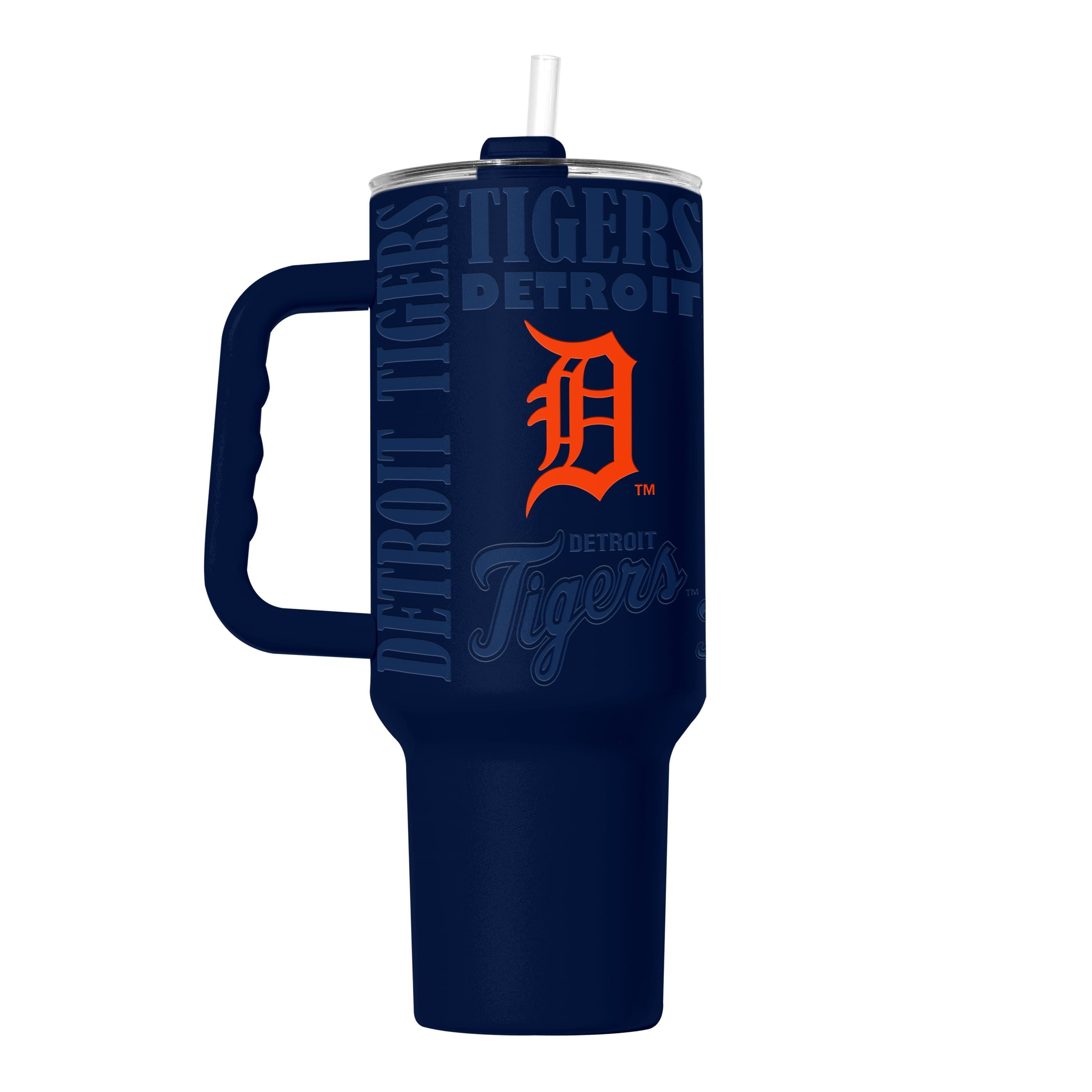 Detroit Tigers Tumbler 40oz Powder Coat Replay