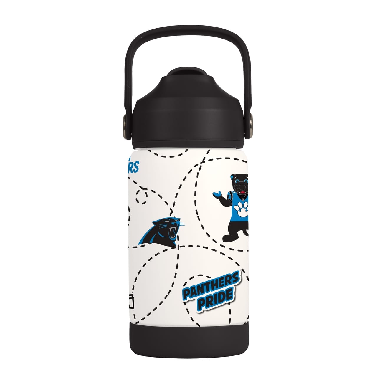 Carolina Panthers Kids Bottle 12oz Stainless Steel Mascot