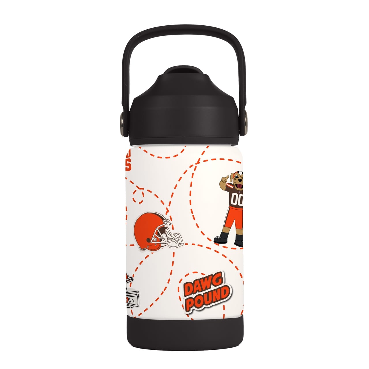 Cleveland Browns Kids Bottle 12oz Stainless Steel Mascot