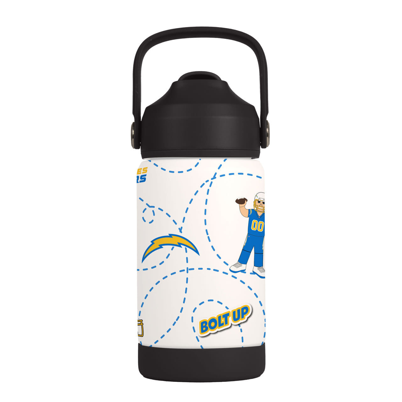 Los Angeles Chargers Kids Bottle 12oz Stainless Steel Mascot