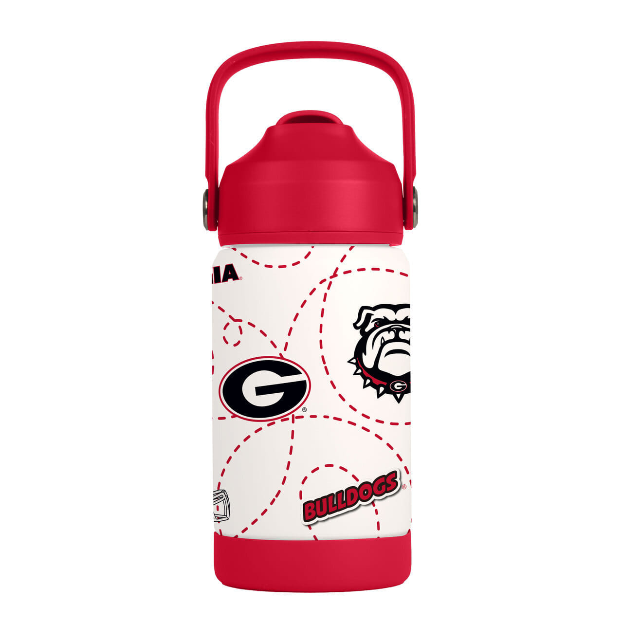 Georgia Bulldogs Kids Bottle 12oz Stainless Steel Mascot