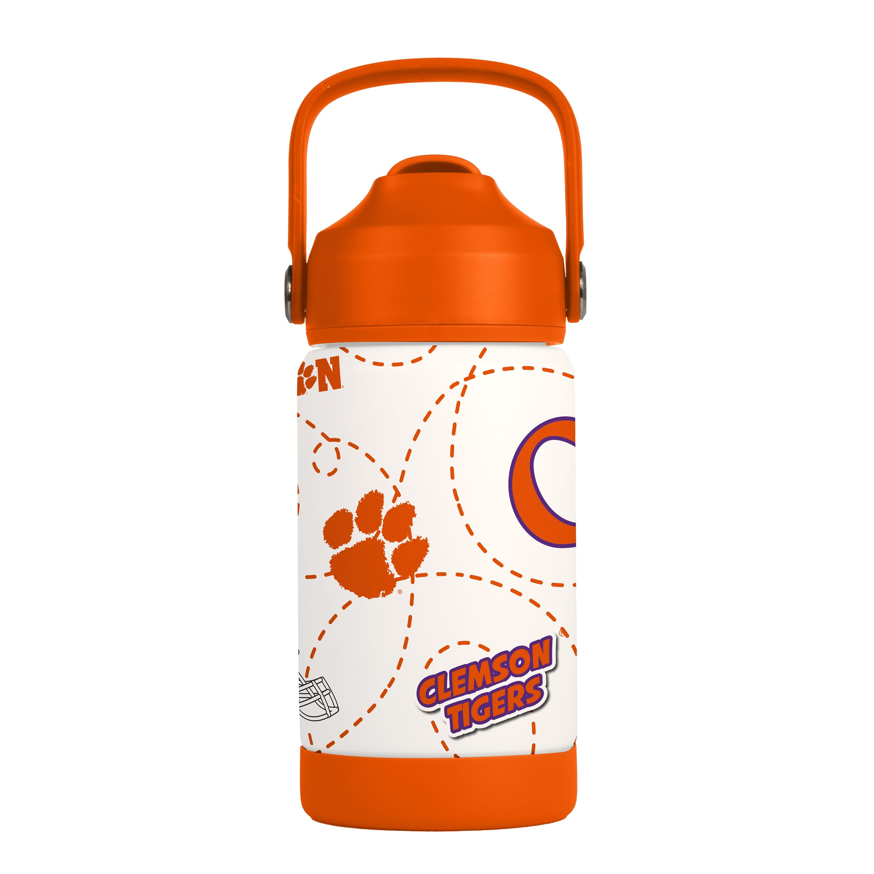 Clemson Tigers Kids Bottle 12oz Stainless Steel Mascot