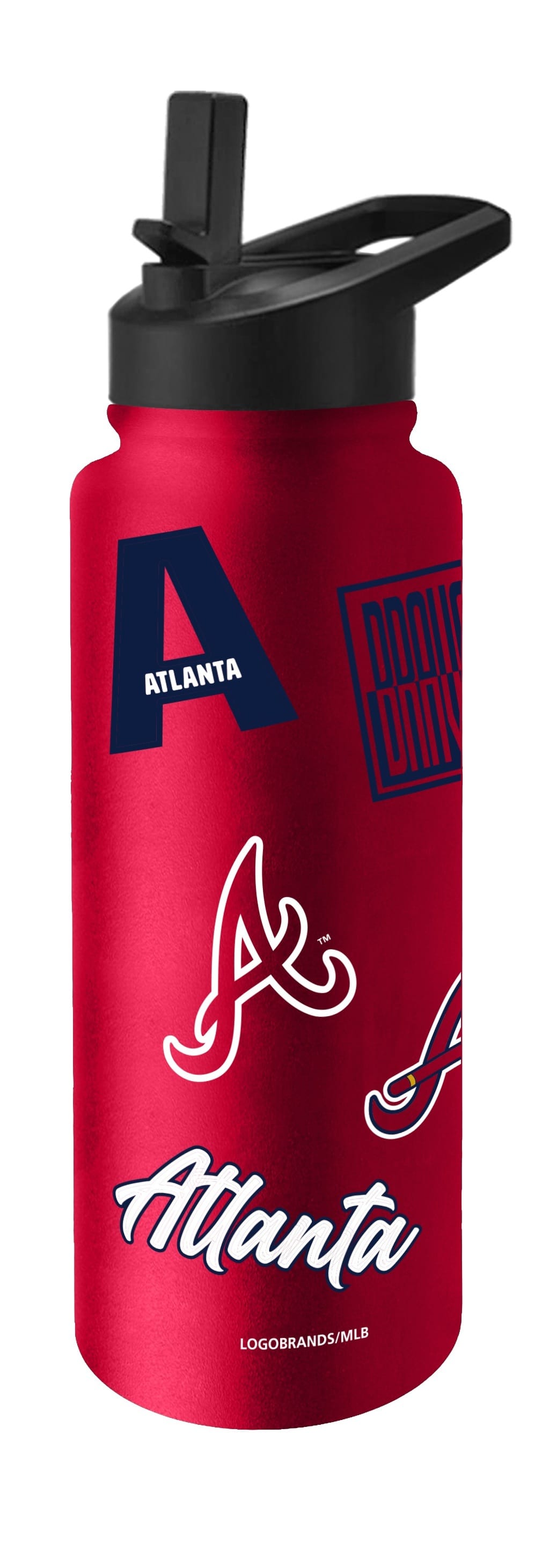 Atlanta Braves Quencher Bottle 34oz Stainless Steel Dreamweave
