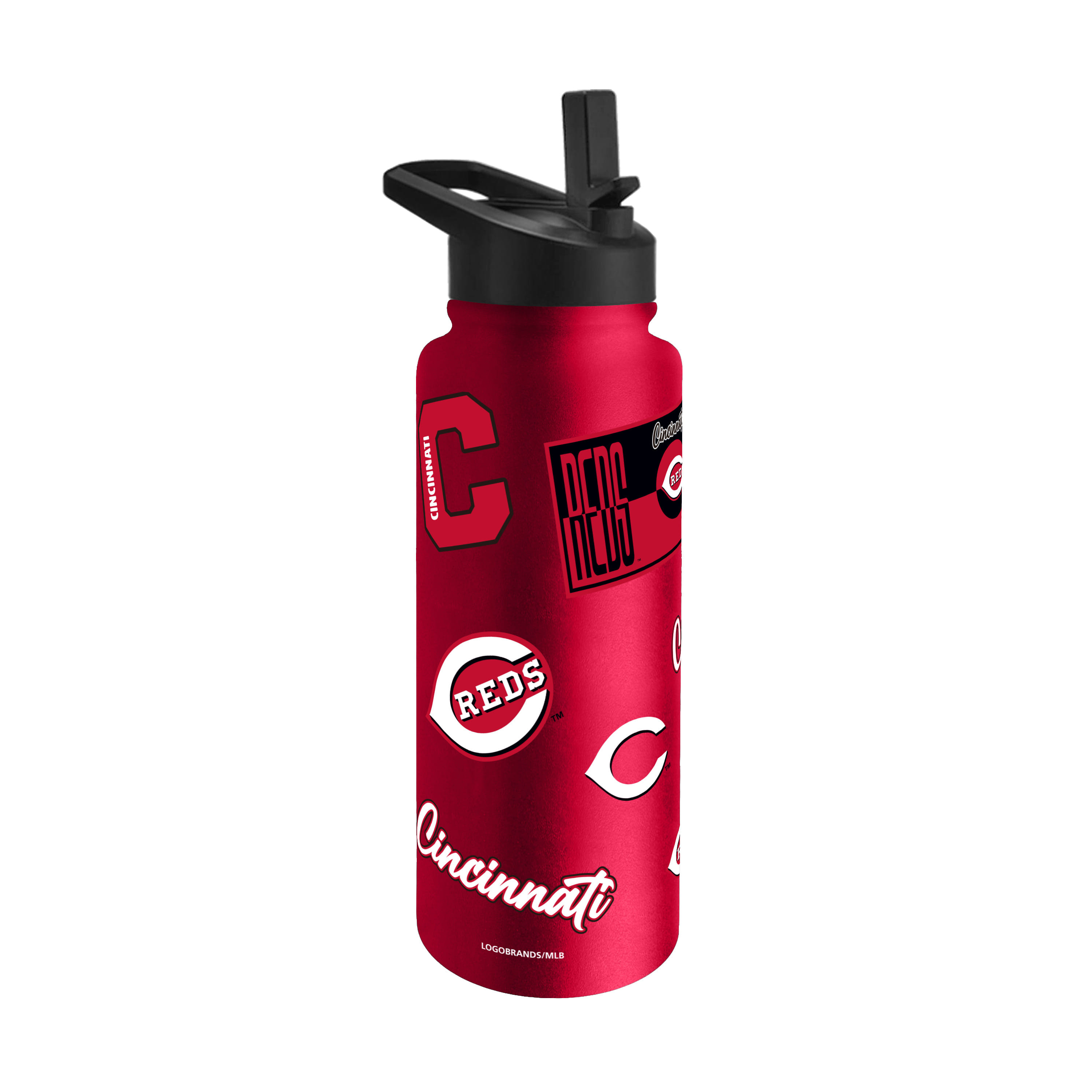 Cincinnati Reds Quencher Bottle 34oz Stainless Steel Dreamweave