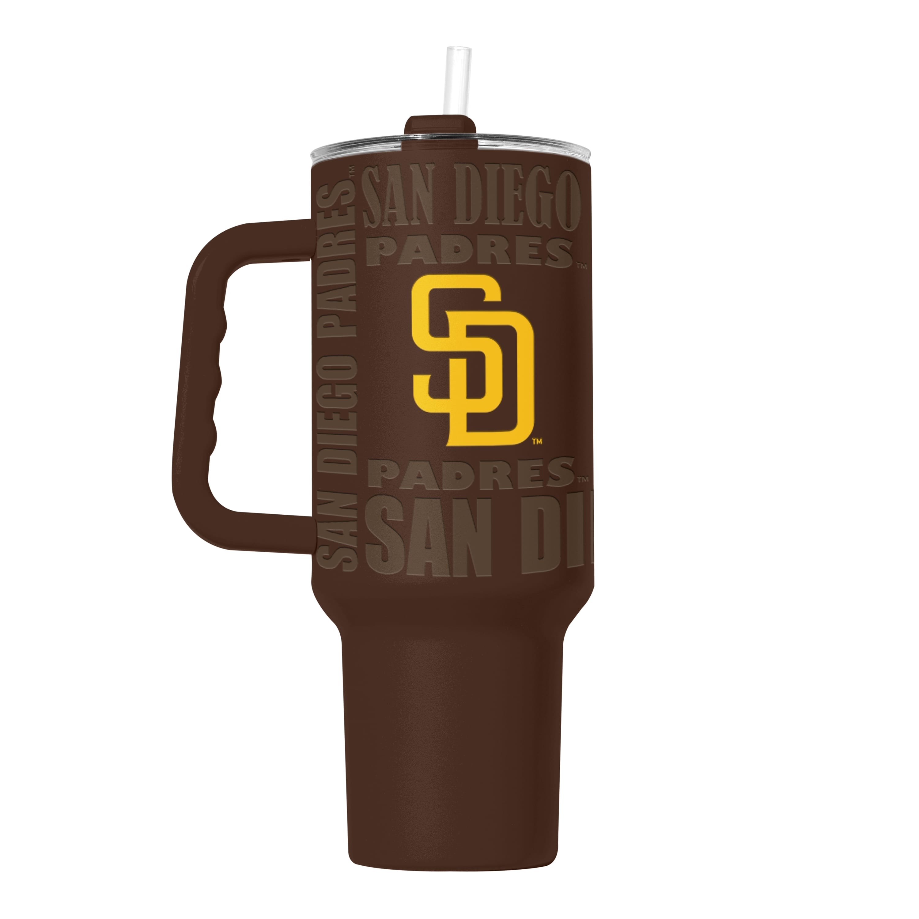 San Diego Padres Tumbler 40oz Powder Coat Replay