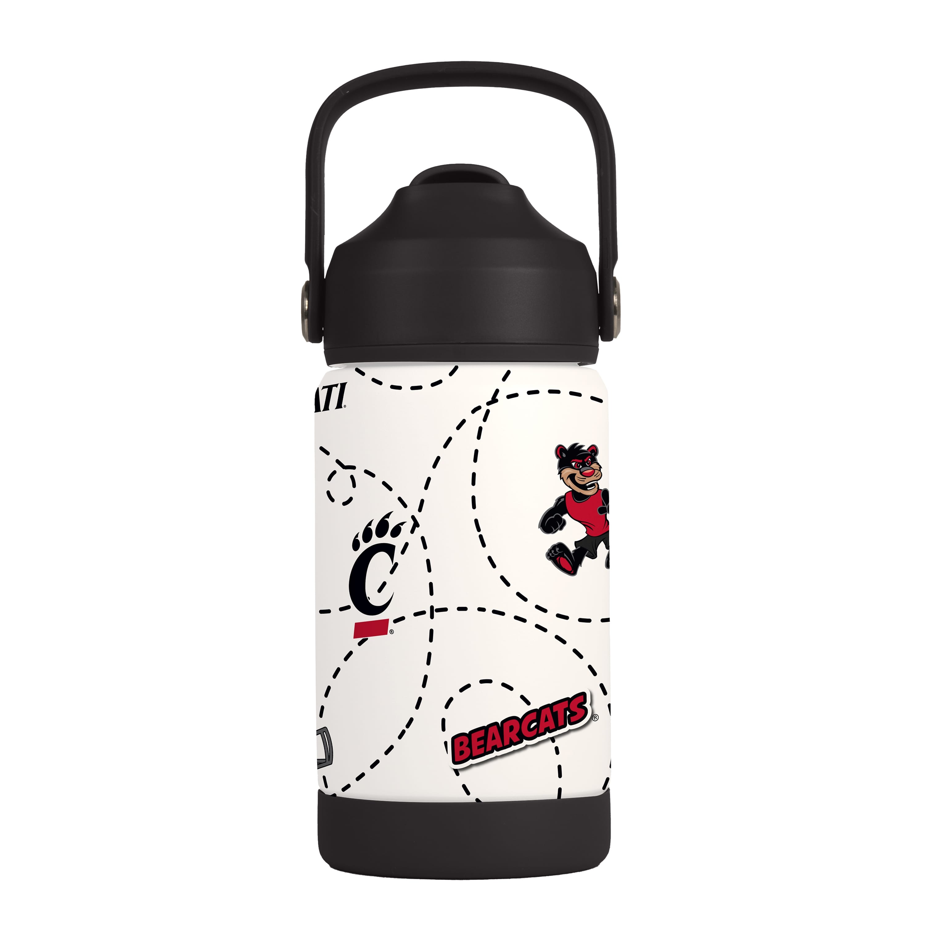 Cincinnati Bearcats Kids Bottle 12oz Stainless Steel Mascot