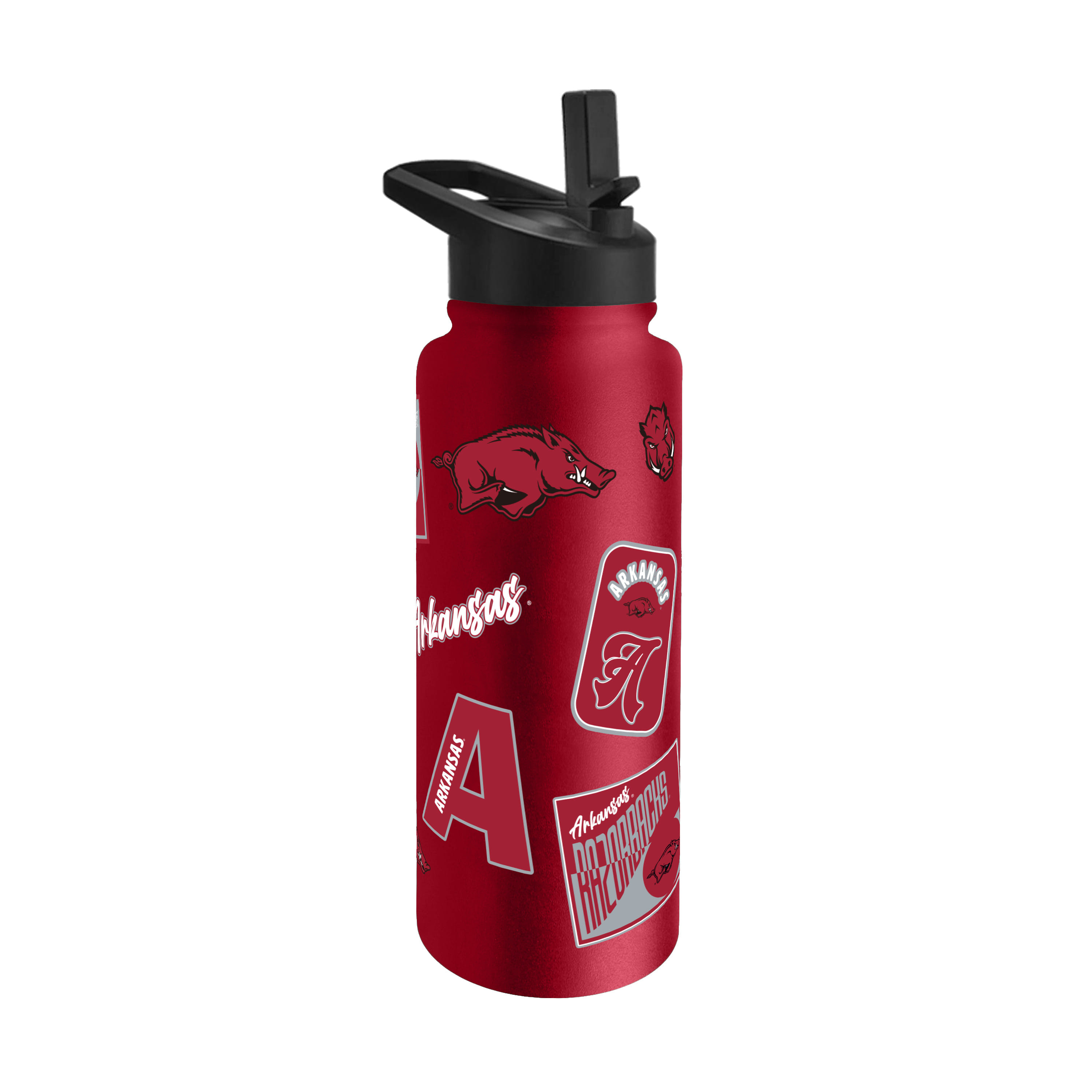Arkansas Razorbacks Quencher Bottle 34oz Stainless Steel Dreamweave