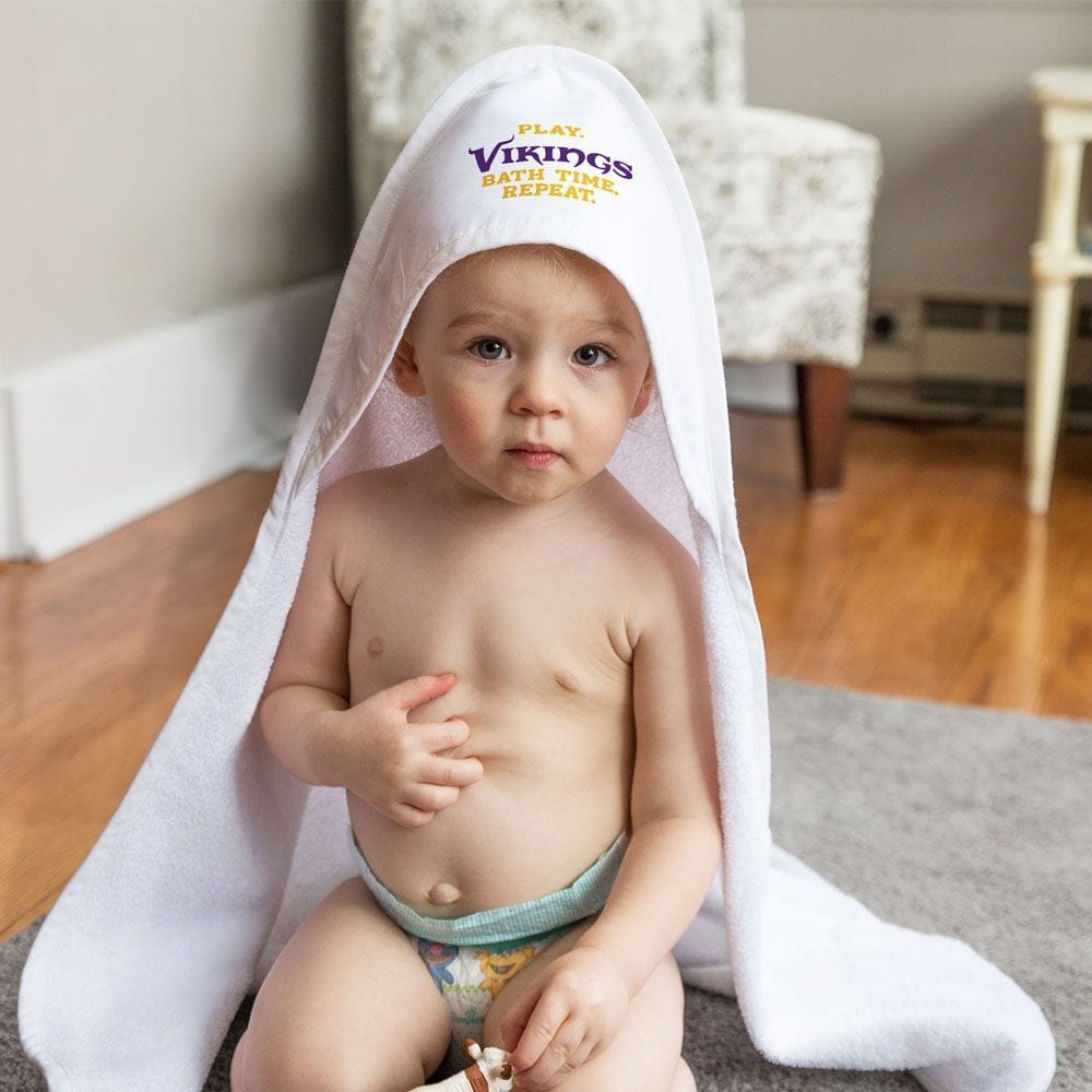 Minnesota Vikings Hooded Baby Towel All Pro