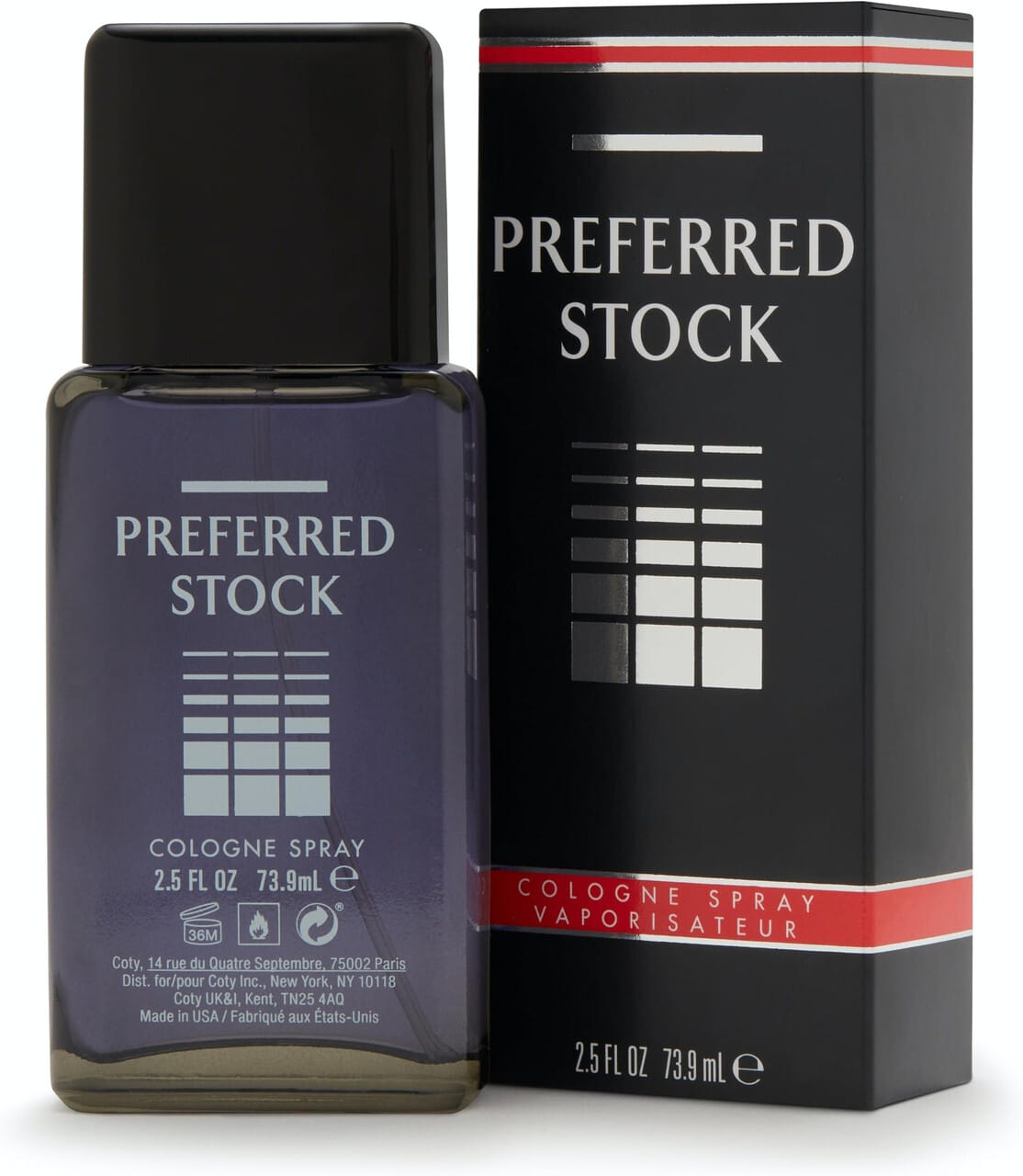 Preferred stock 2.5 cologne spray for men