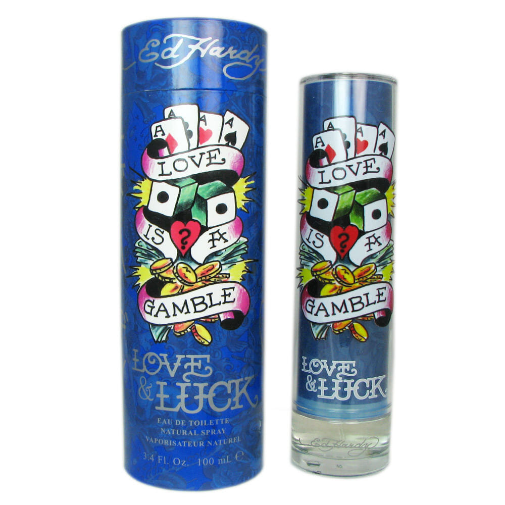 Ed hardy love & luck 3.4 eau de toilette spray for men