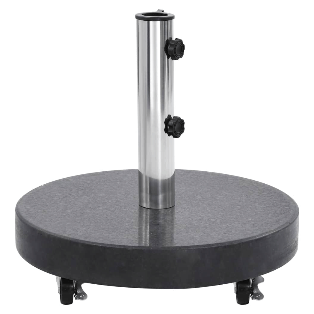 Parasol Base Granite 30 kg Round Black